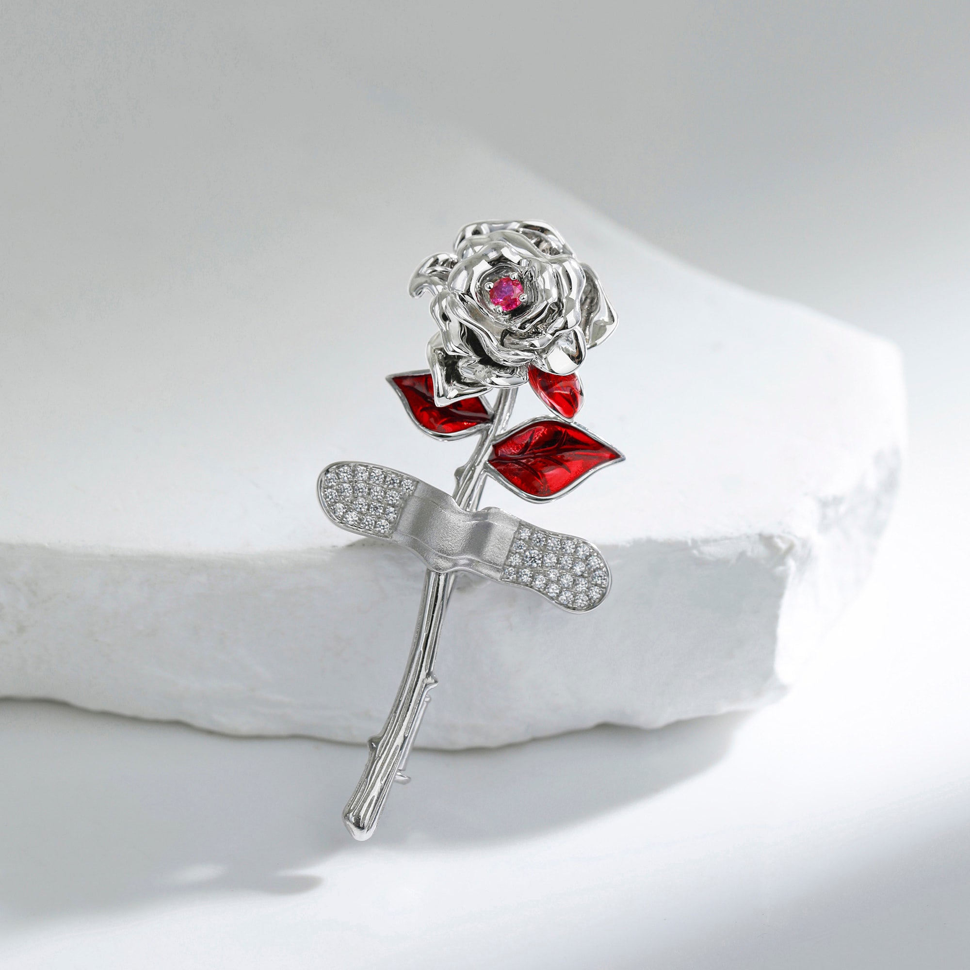 Rose Brooch
