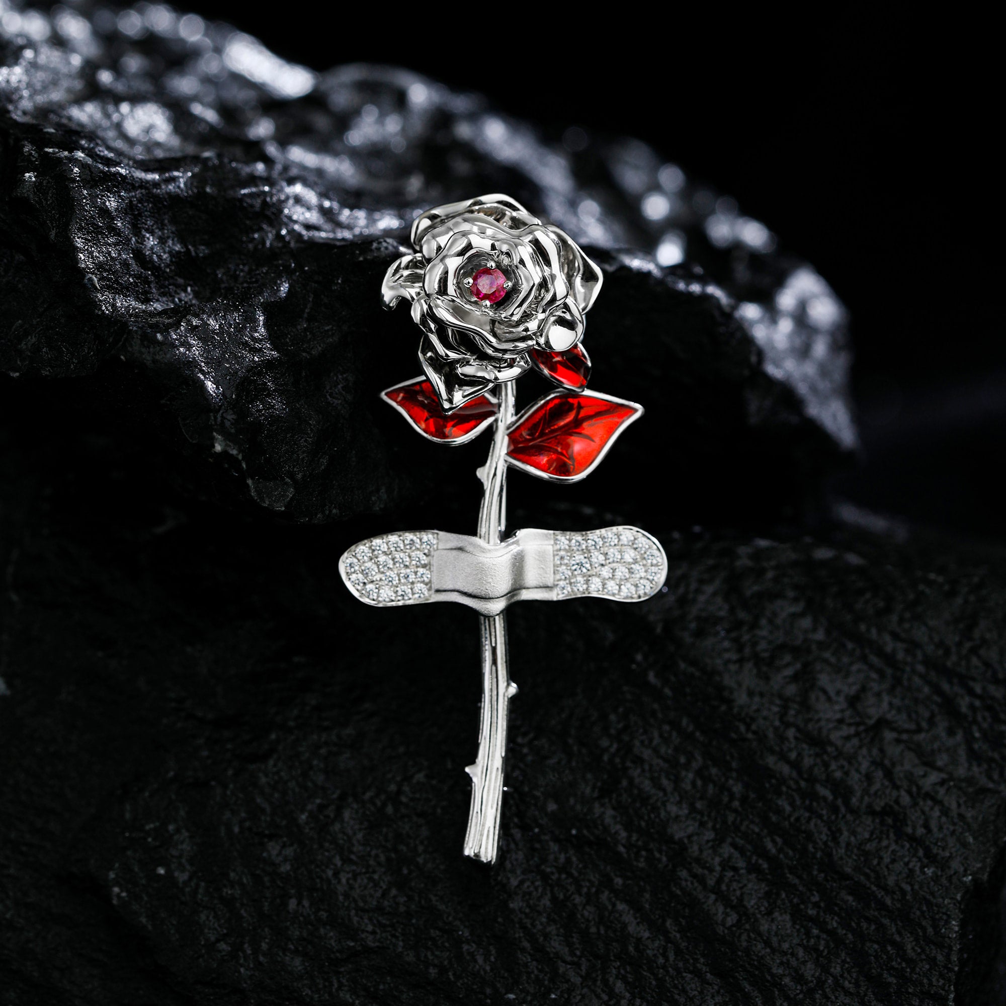 Rose Brooch