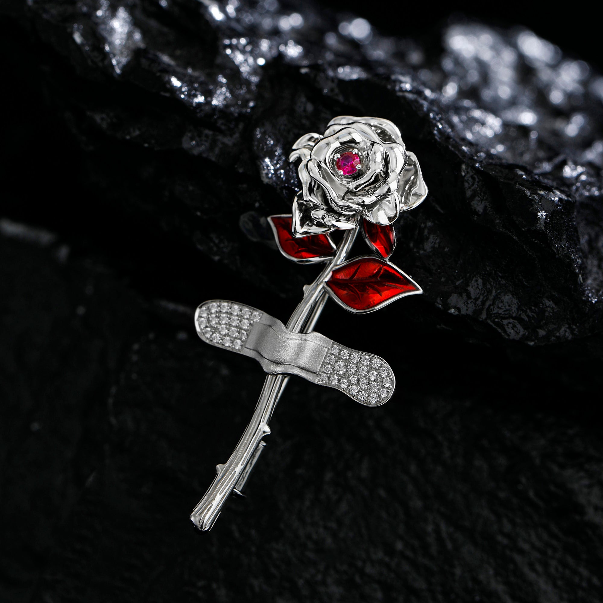 Rose Brooch