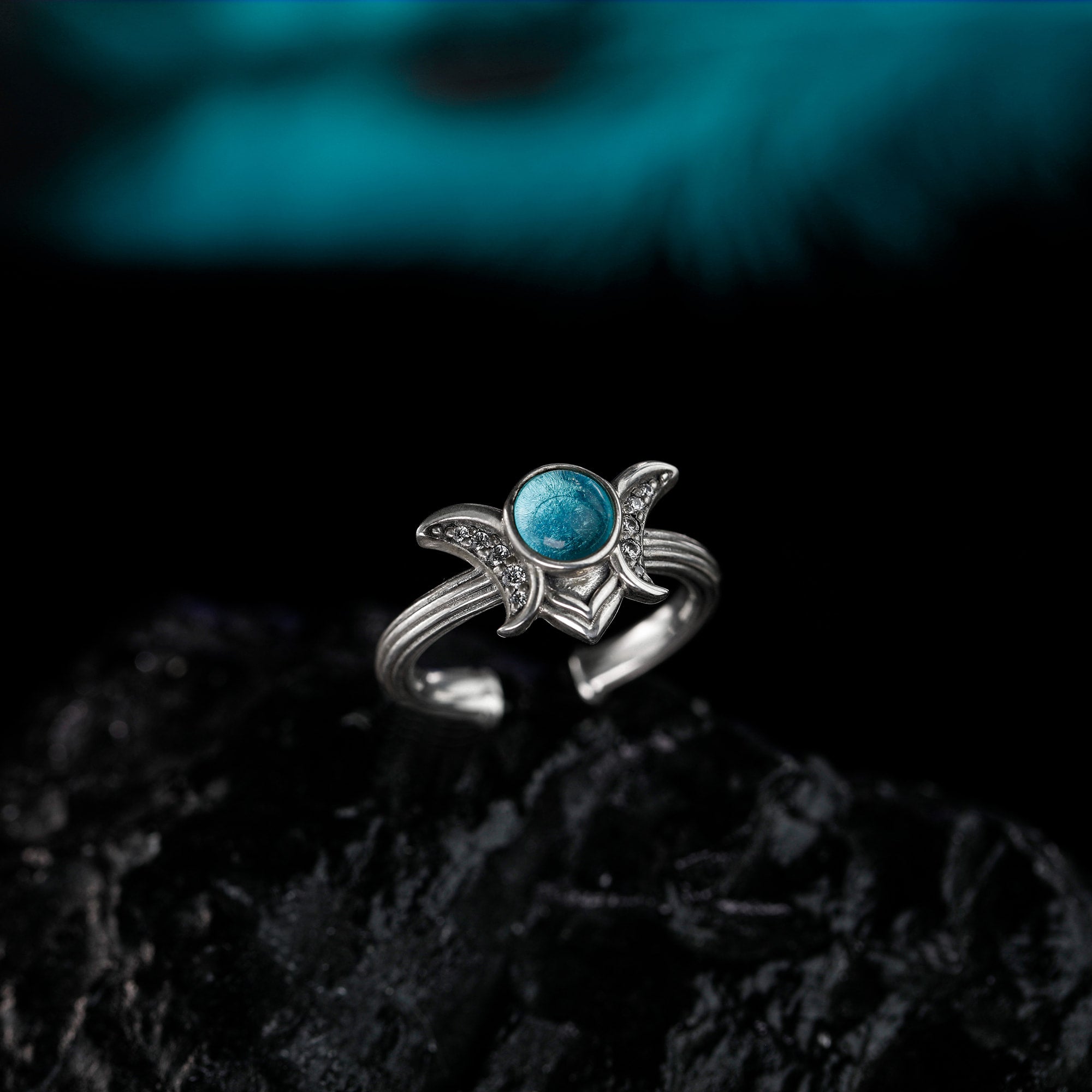 Moon Crown Ring