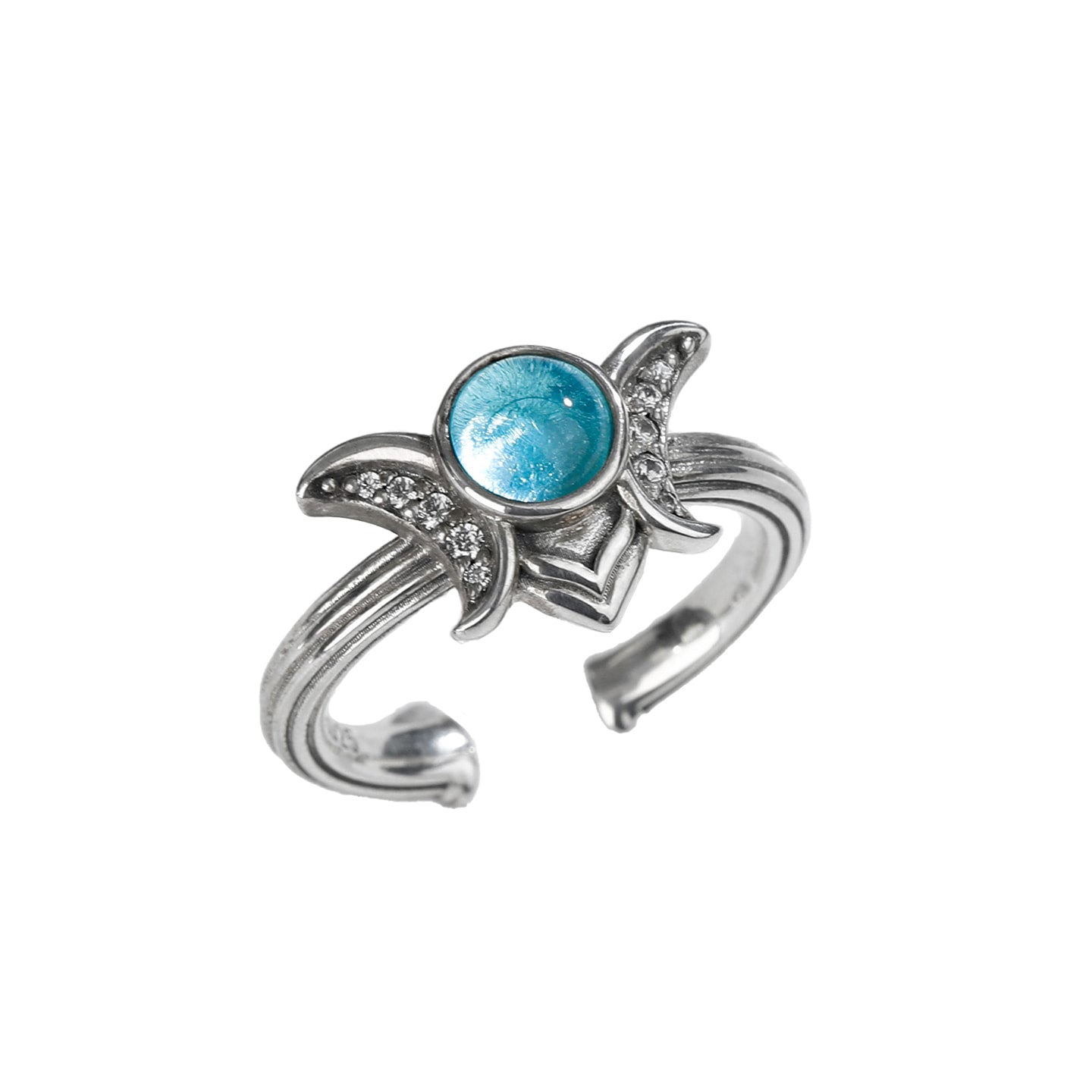 Moon Crown Ring