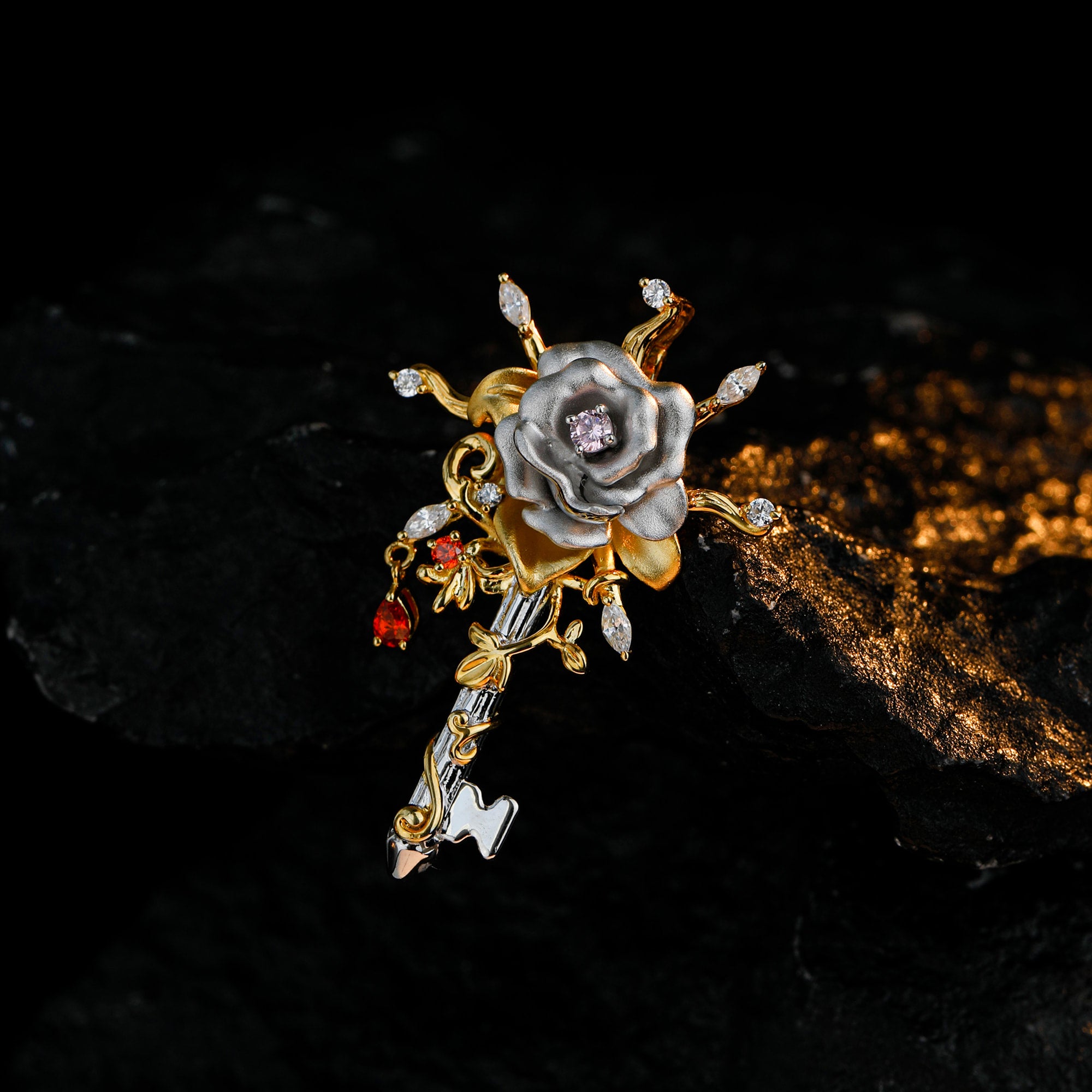 Hierophant Rose Pendant