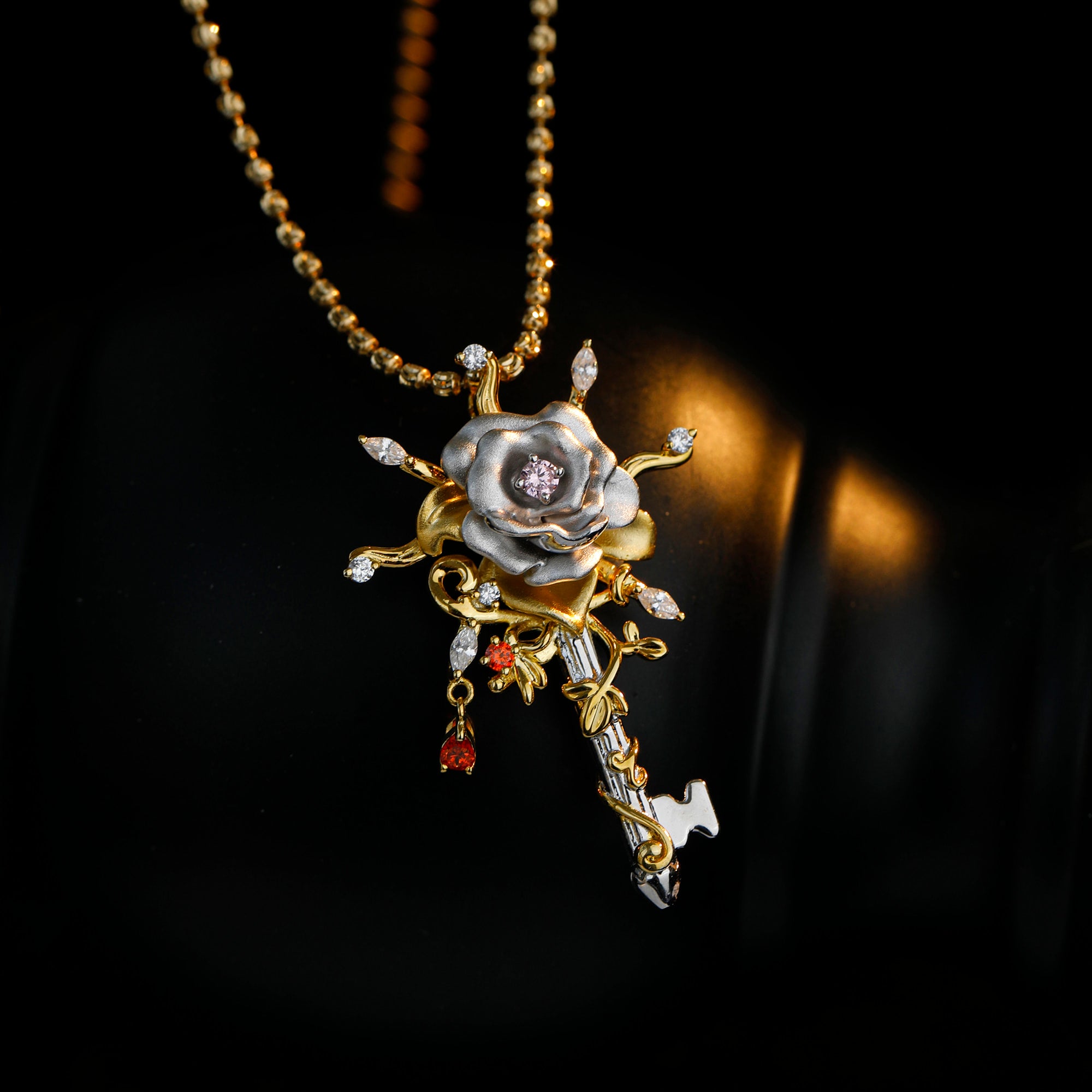 Hierophant Rose Pendant