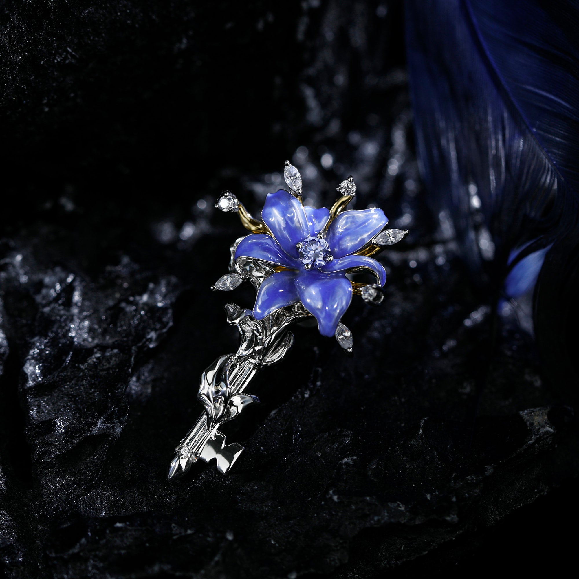 Hierophant Lily Pendant