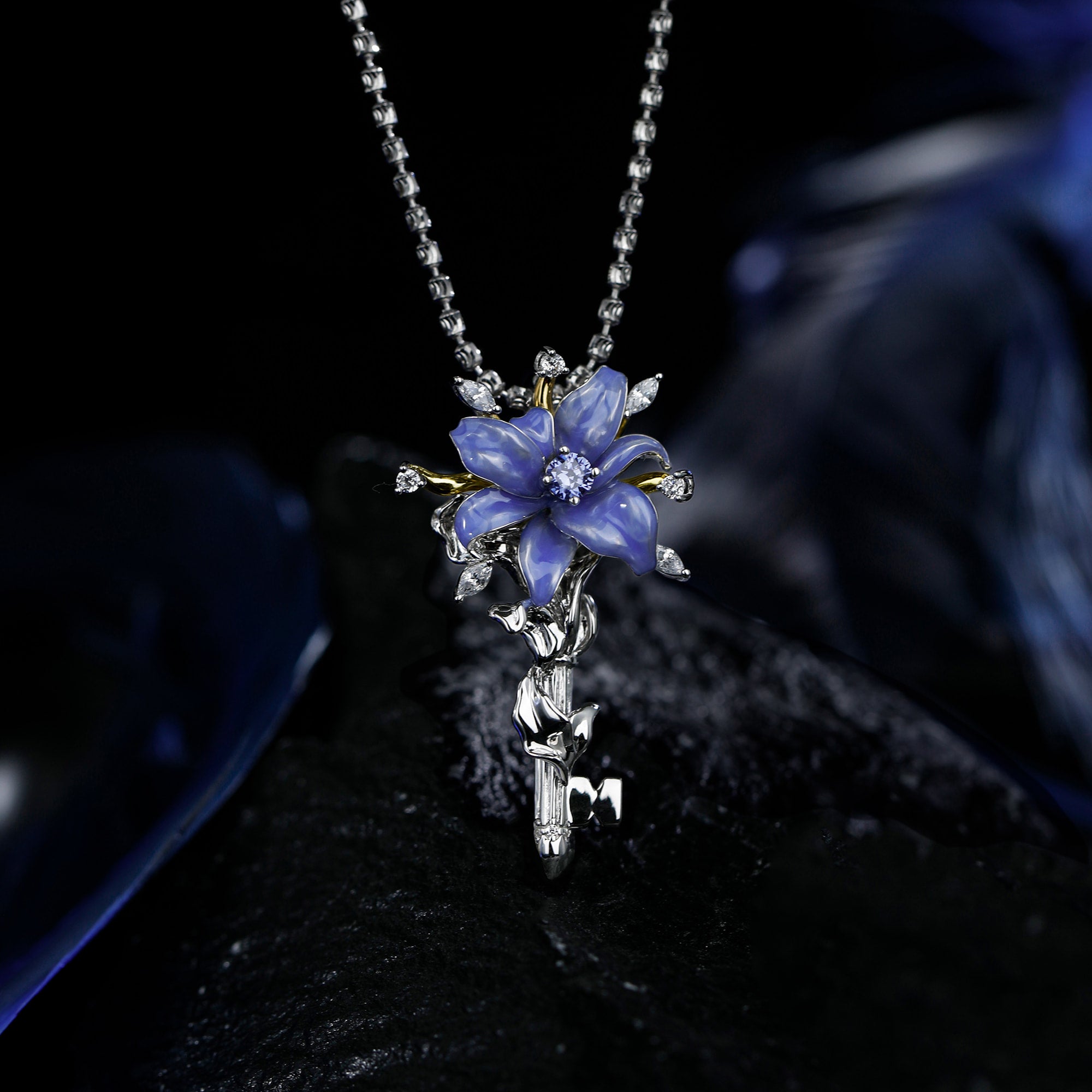 Hierophant Lily Pendant