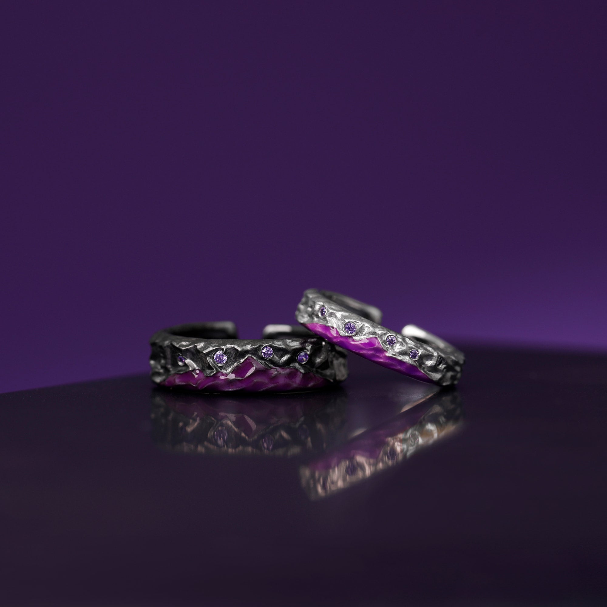 Lovers Couple Ring - Wide