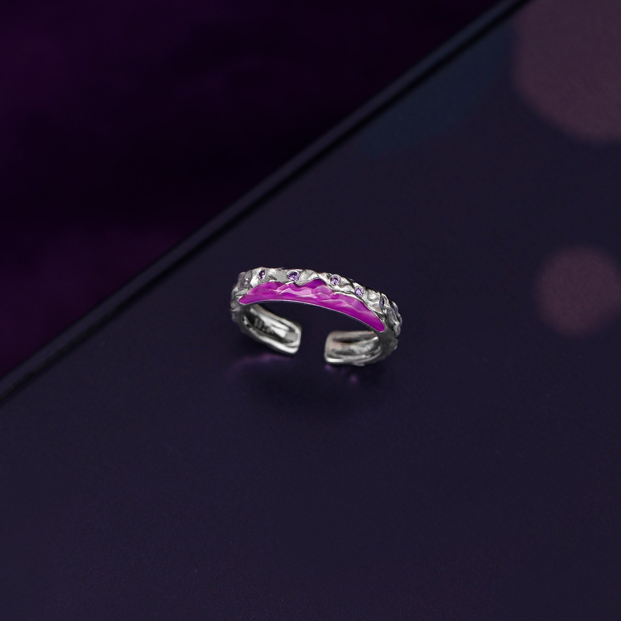 Lovers Couple Ring - Wide
