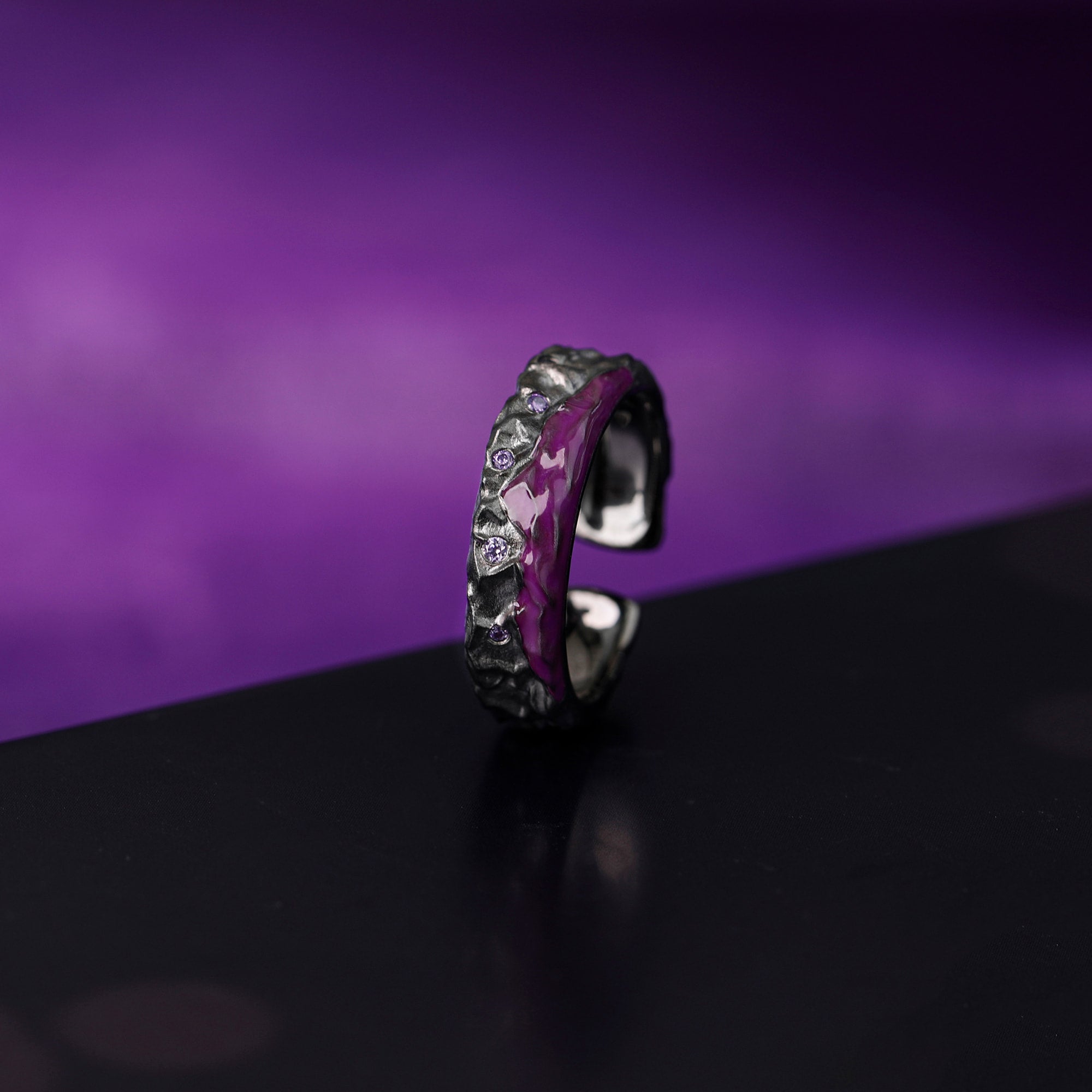 Lovers Couple Ring - Wide