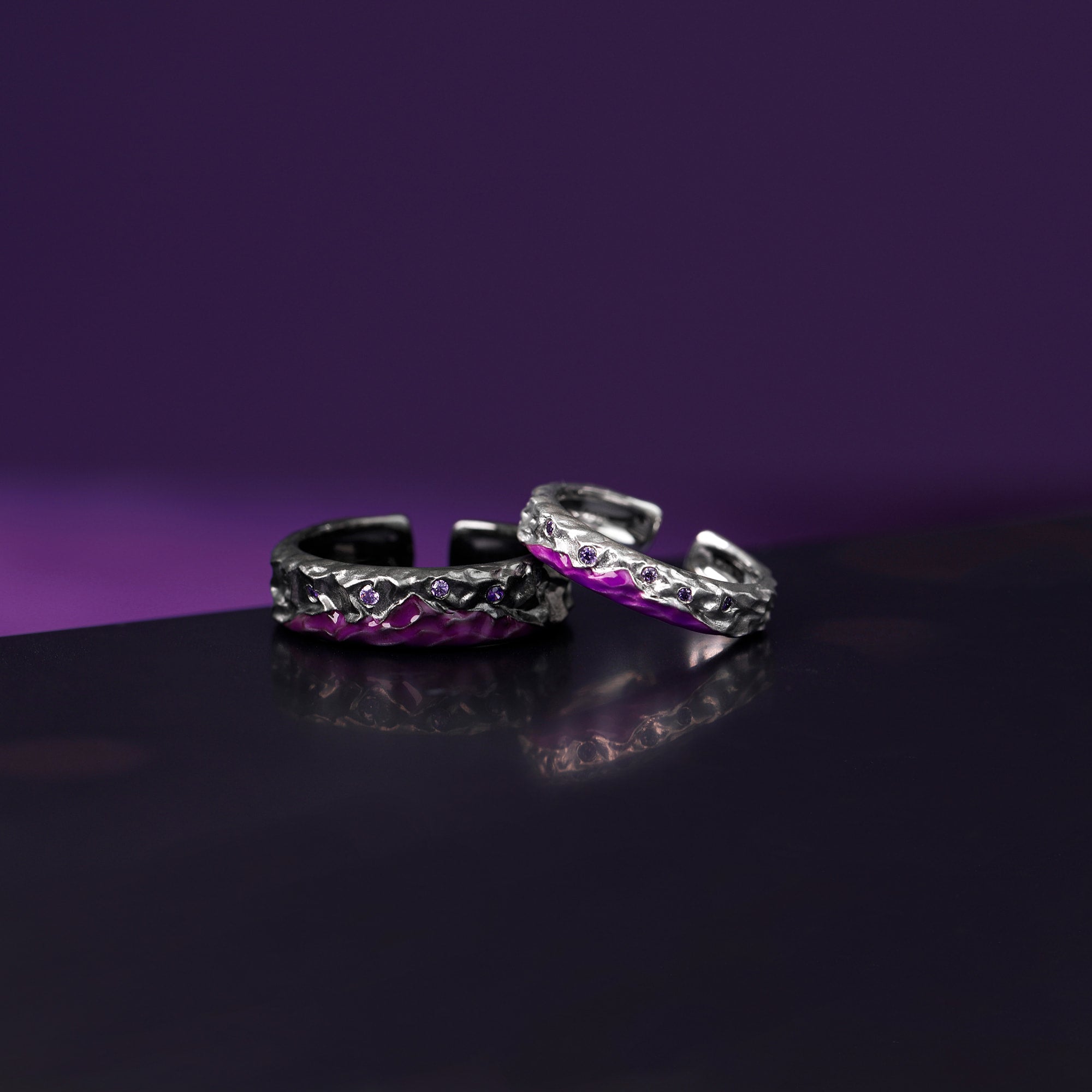 Lovers Couple Ring - Slim