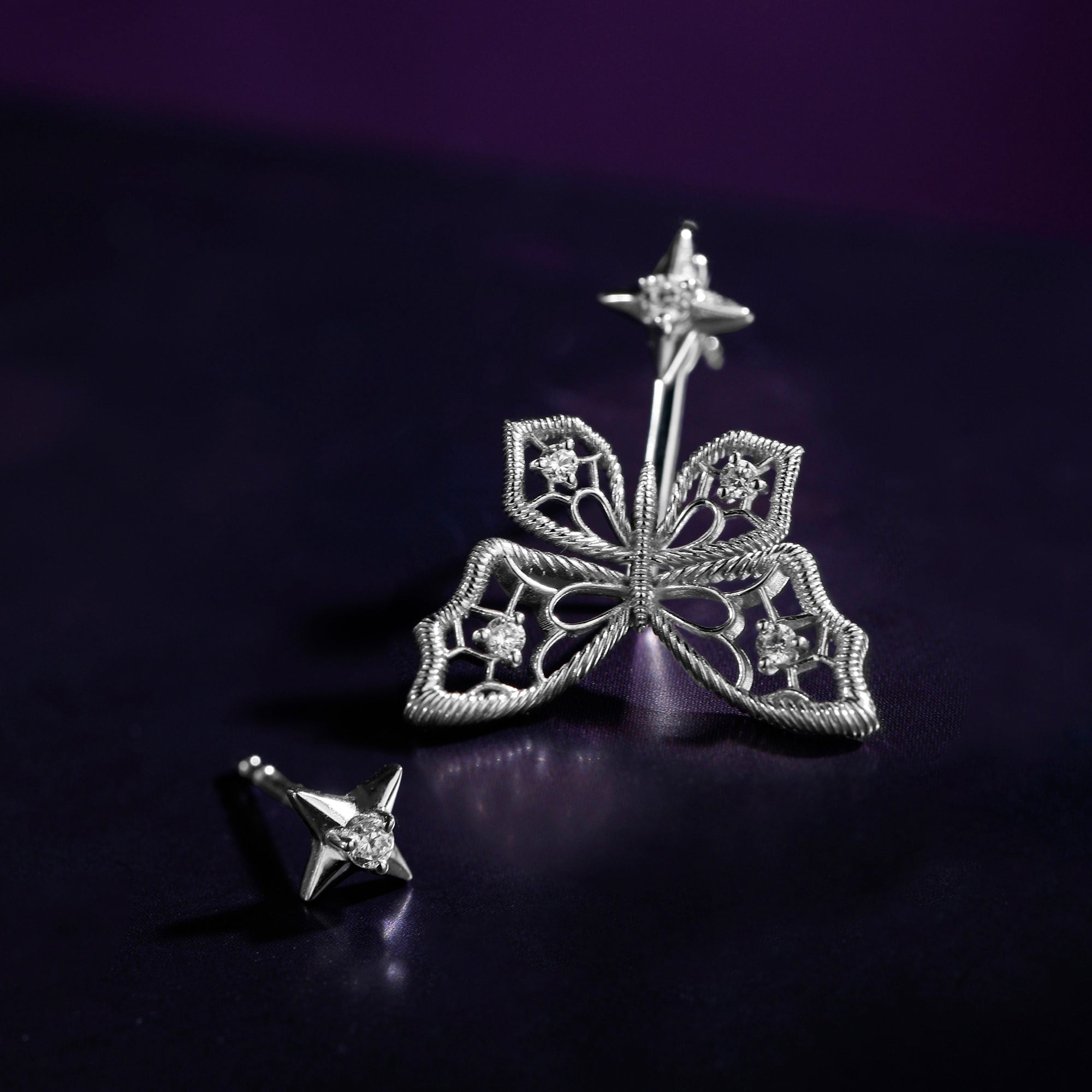 Butterfly Stud Earrings