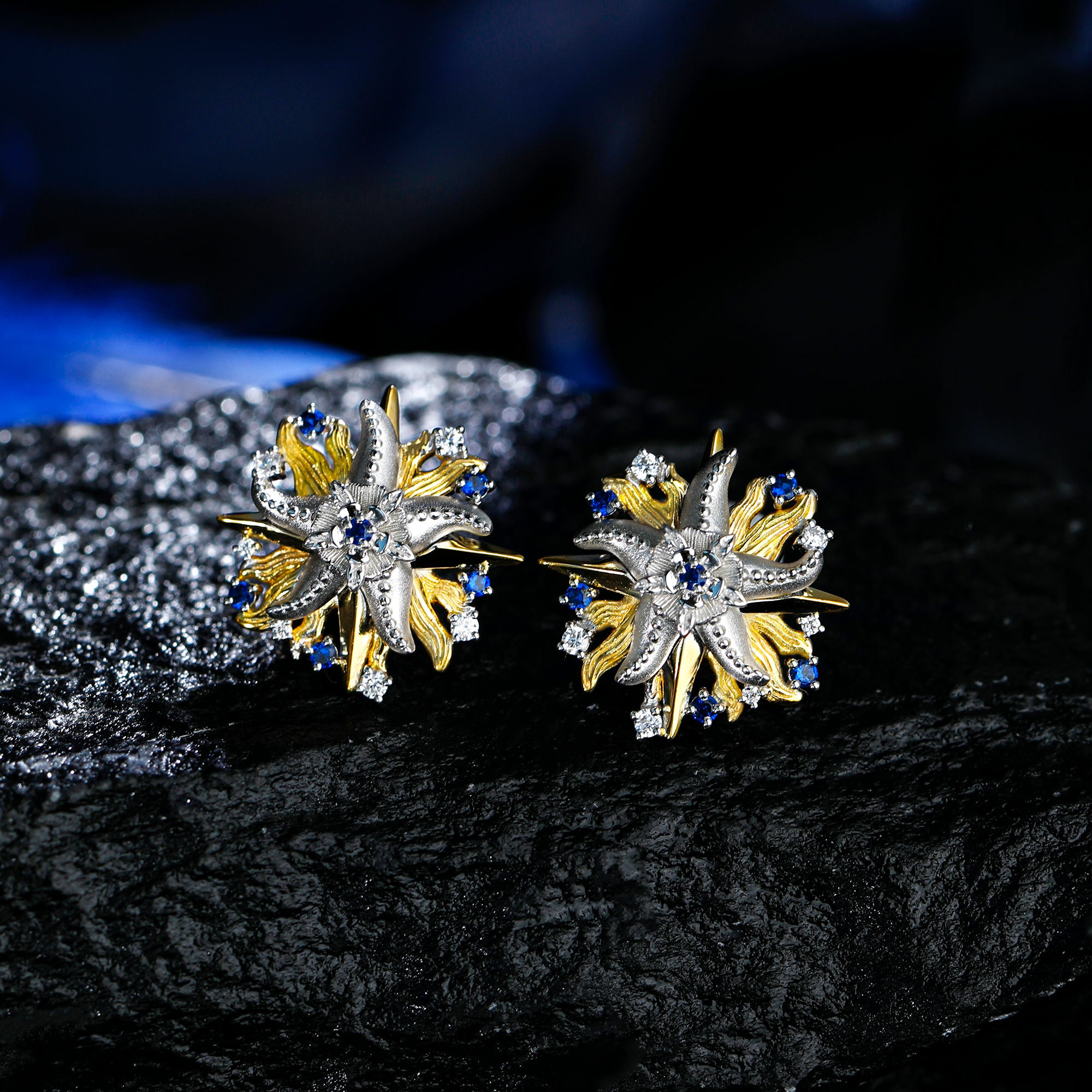 Reborn Starfish Stud Earrings