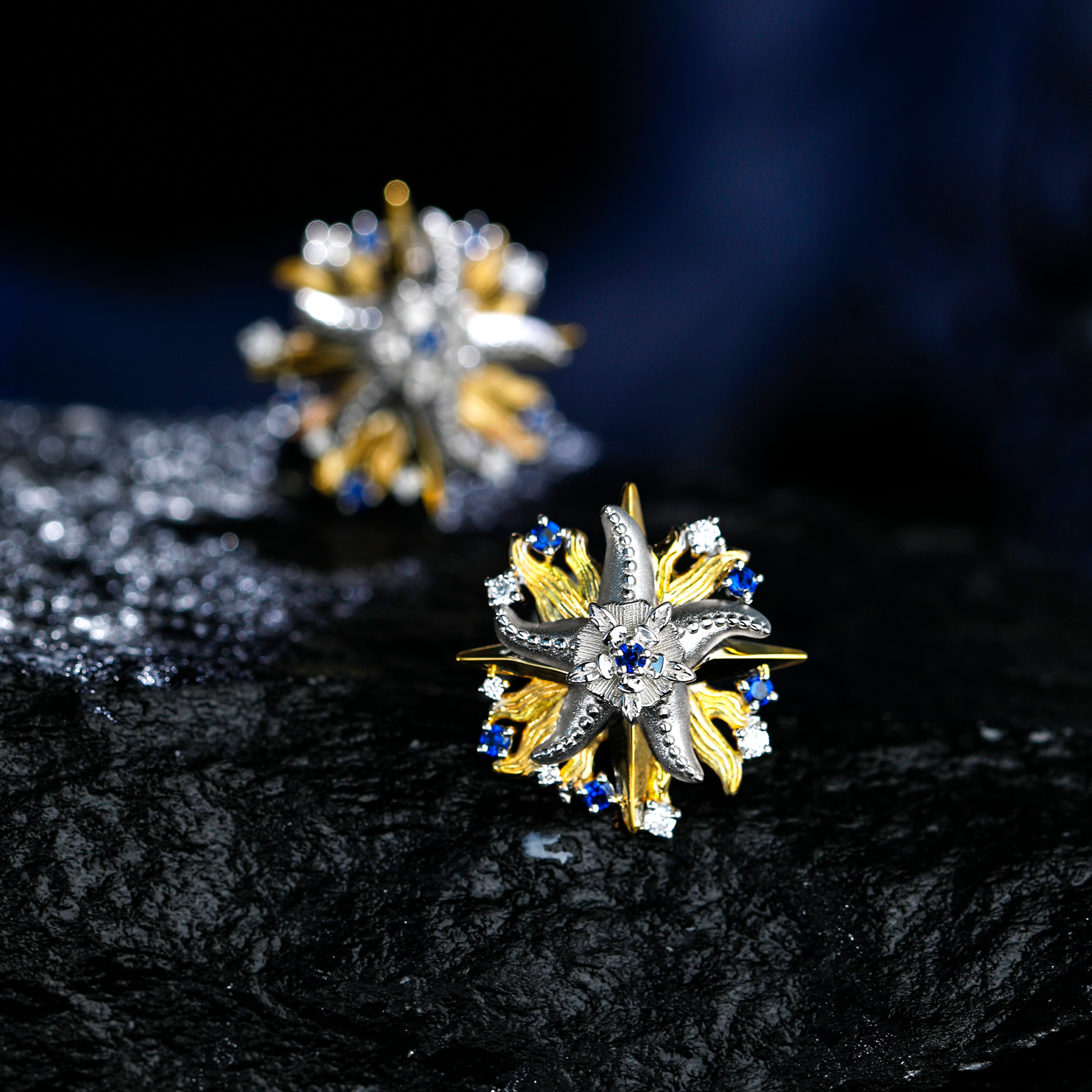 Reborn Starfish Stud Earrings
