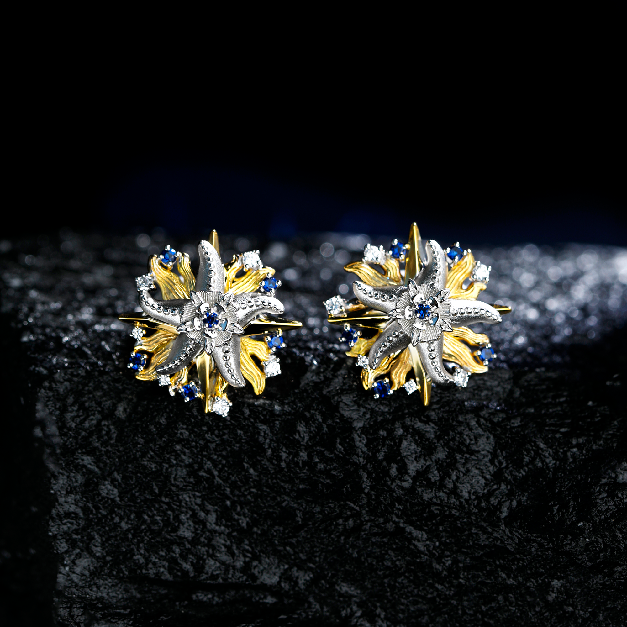 Reborn Starfish Stud Earrings
