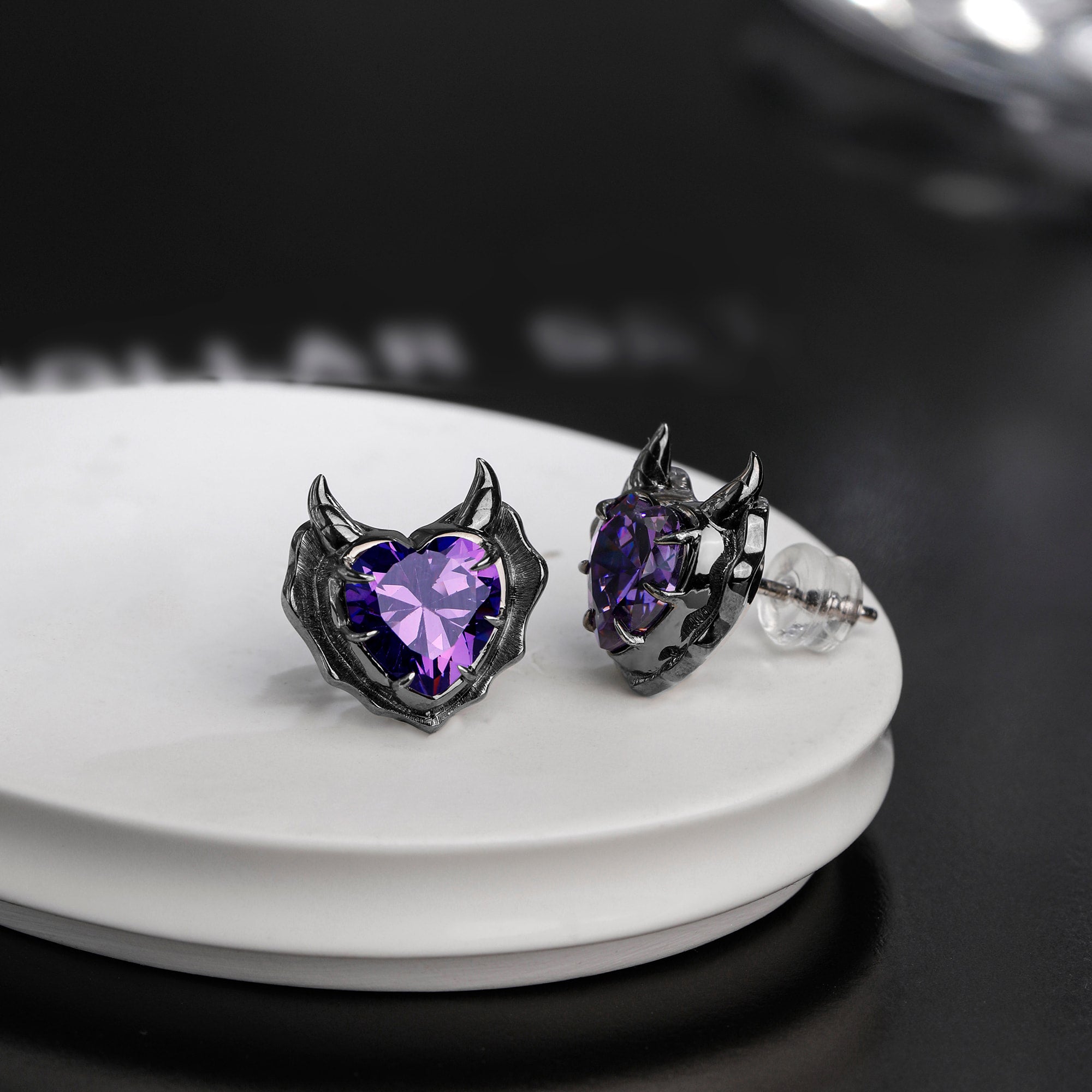 Devil Stud Earrings