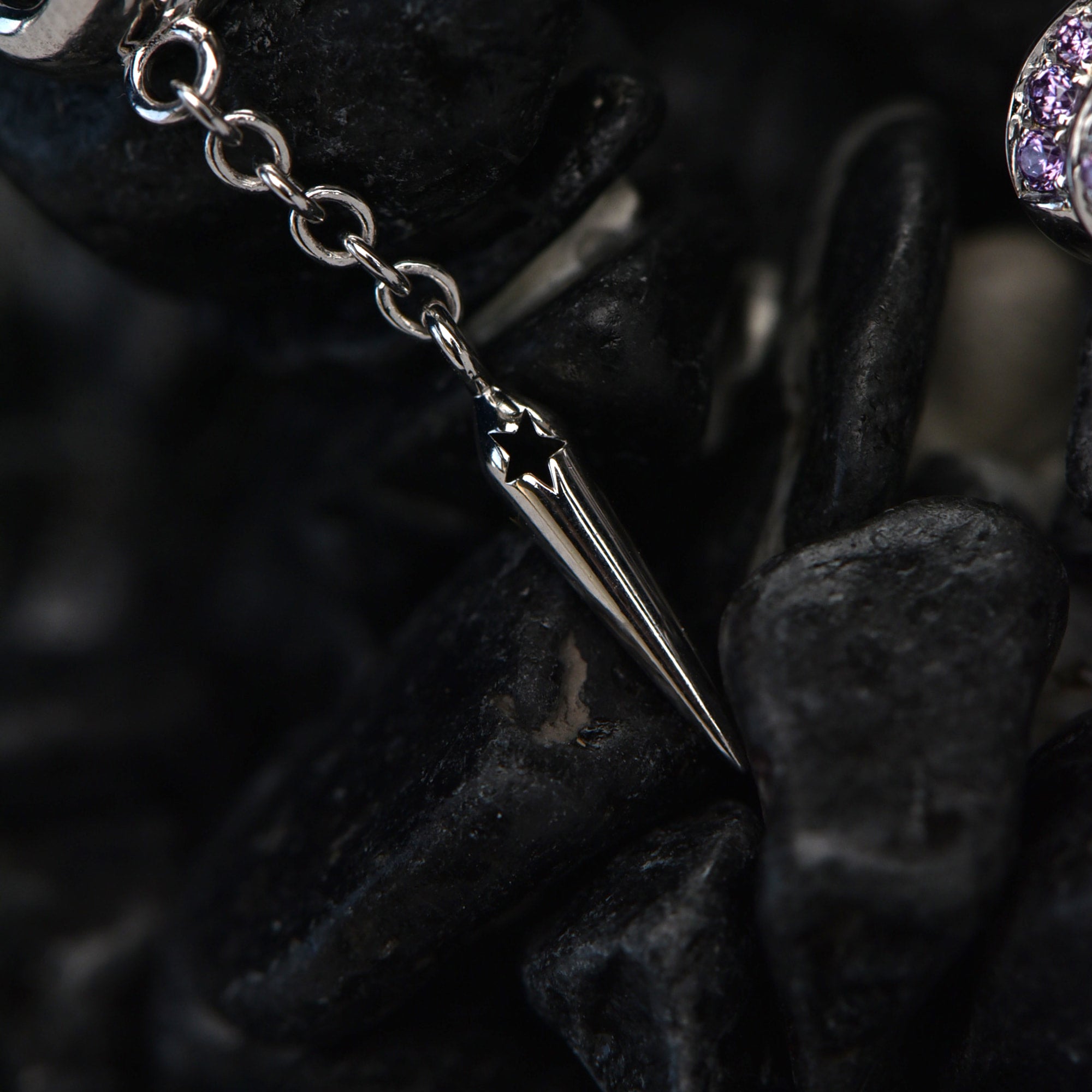 Devil Flame Stud Earrings