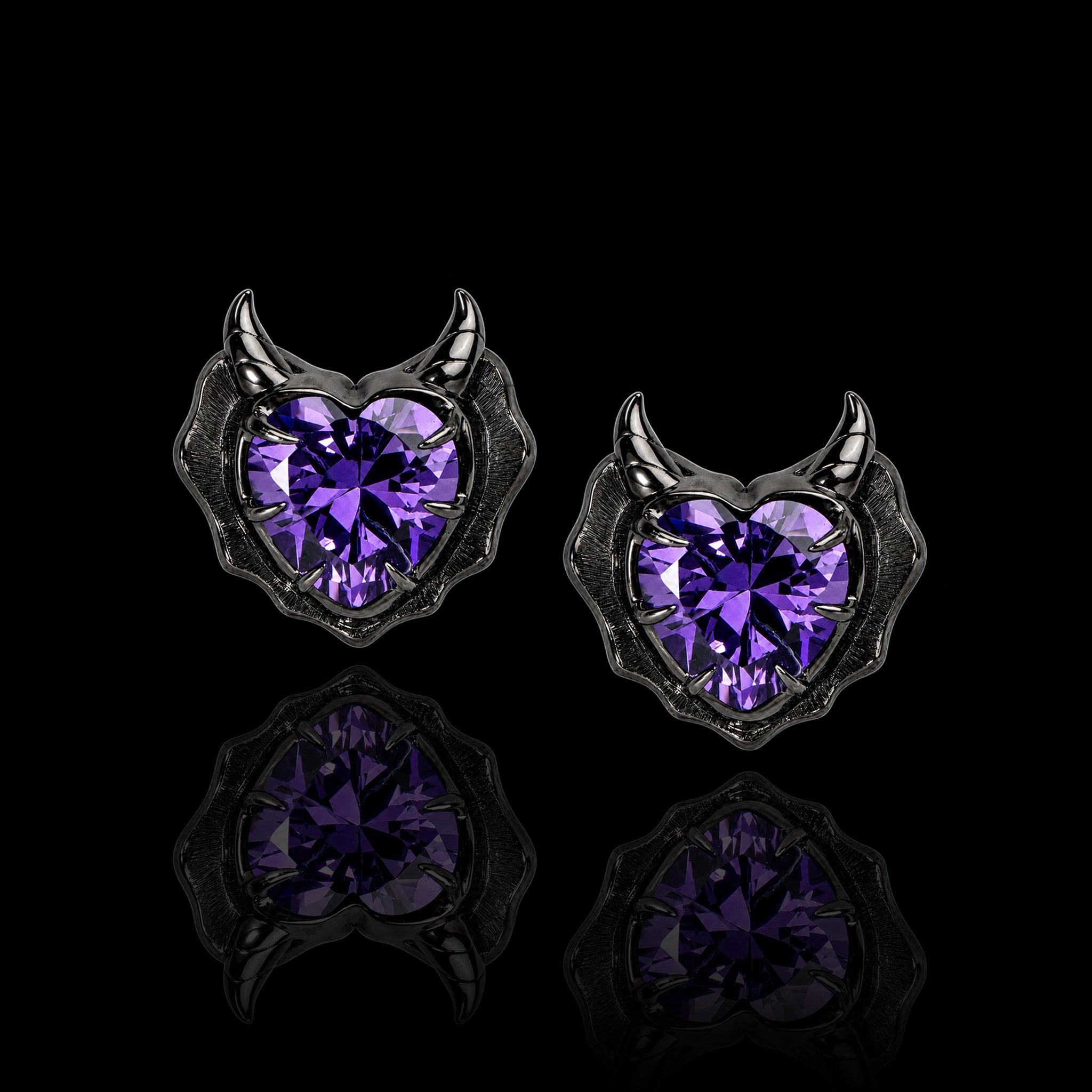 Devil Stud Earrings