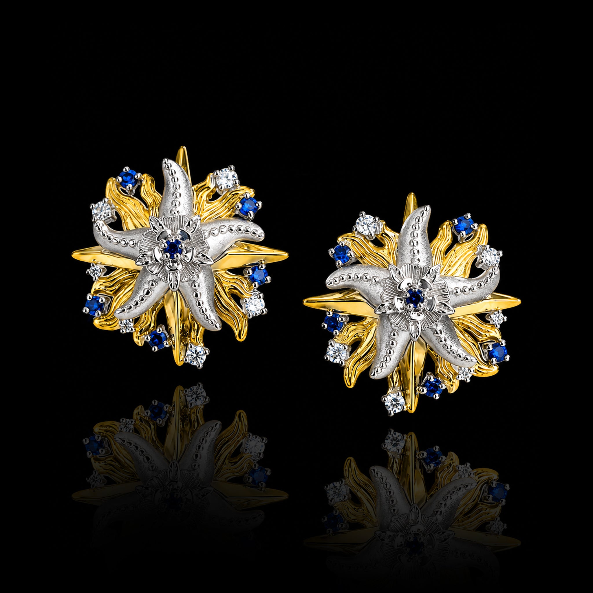 Reborn Starfish Stud Earrings