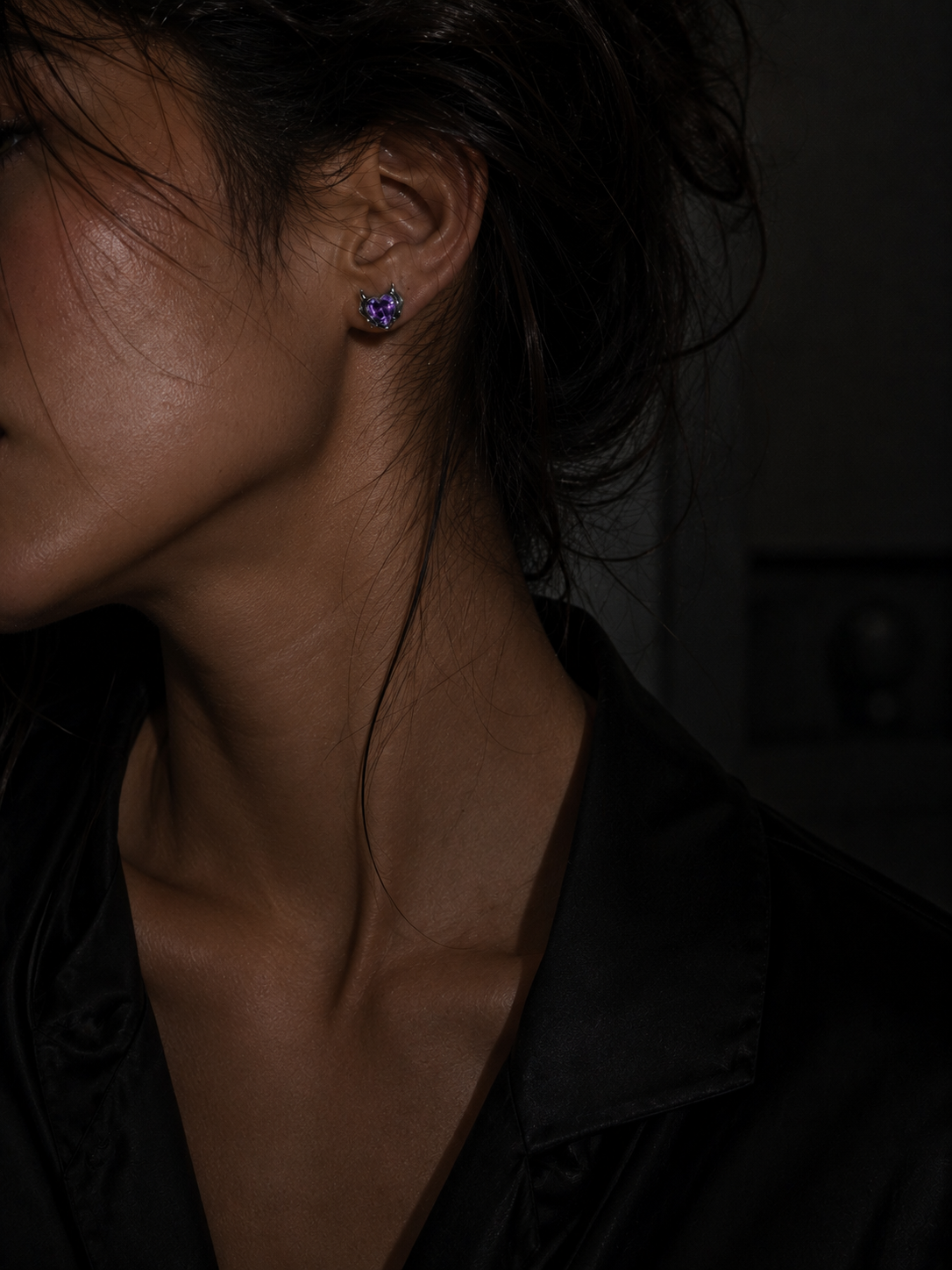 Devil Stud Earrings