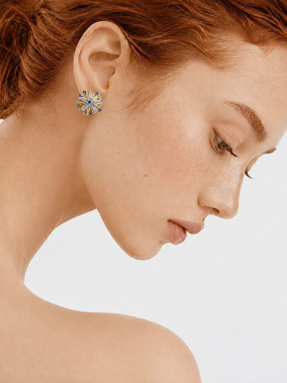 Reborn Starfish Stud Earrings