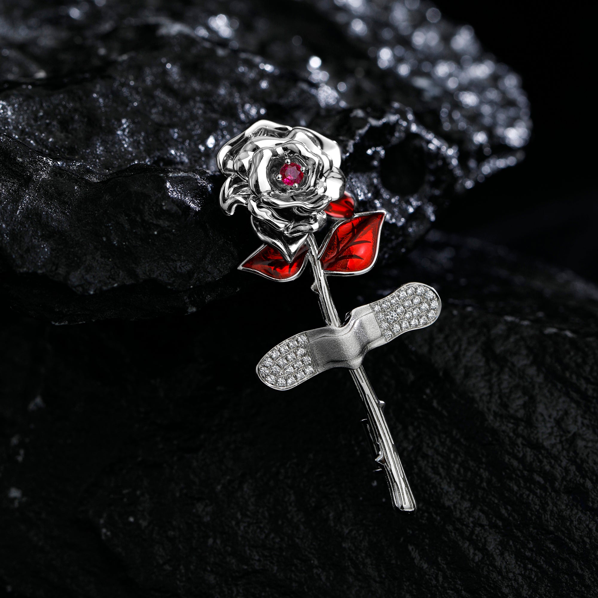 Rose Brooch